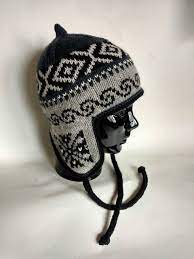 Traditional Peruvian Style Hand Knit Wool Winter Hat Unisex Etsy In 2021 Winter Hats Hand Knitting Wool Winter