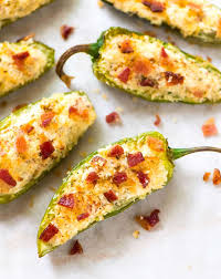 Jalapeno Poppers With Bacon Baked Recipe Wellplated Com