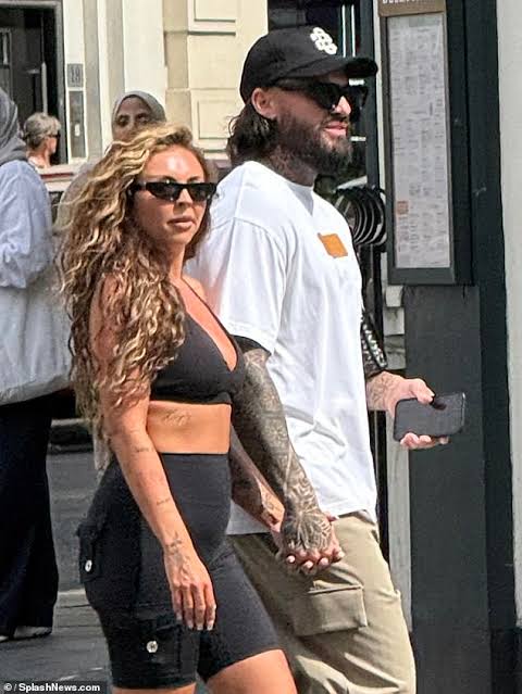 Jesy Nelson's new boyfriend Ben Davies 'gets them kicked out of London  rooftop bar during aggressive altercation with bouncers' - as she goes  public with romance following split from the father of