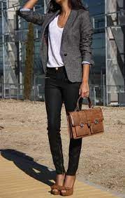 You can use them to add class to any outfit i'm in love with the camel and grey approach. 46 Trendy Ideas For Combining Blazer With Jeans Work Fashion Fashion Work Outfit