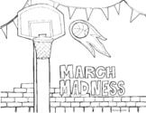 Make a coloring book with sports march madness for one click. March Madness Coloring Worksheets Teaching Resources Tpt