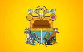 Fox has created backgrounds you can use as custom images in teams meetings. Wallpaper The Simpsons Figure Sofa Logo Homer Simpsons Bart Coat Of Arms Animals Art Snow Cartoon The Simpsons Homer Simpson Homer Simpson Homer Images For Desktop Section Minimalizm Download