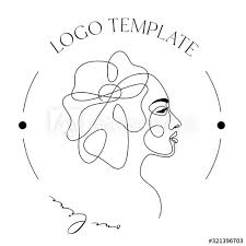 Woman face with flowers one line drawing. One Line Drawing Abstract Female Portrait Creative Logo Design Of Woman Face With Flower In Her Hair Single Line Art Modern Minimalism Aesthetic Contour Vector Beauty Illustration Stock Vector Adobe Stock