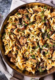 Healthy food, recipes and cooking ideas. Chicken Stroganoff 30 Minute One Pot Meal The Chunky Chef