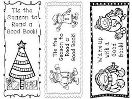 Winter Bookmarks Freebie Christmas Kindergarten Christmas Bookmarks Christmas Classroom