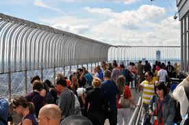 Yes, the empire state has an observation deck a whopping 32 floors higher than top of the rock but it is completely surrounded by glass windows and it is expensive. Empire State Building Or One World Observatory Which Is Better