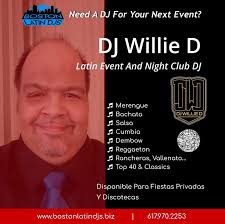 DJ Willie D Latin Wedding DJ in Boston Massachusetts