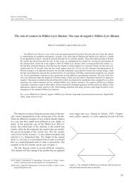 As you surely know, the best illusion of the year contest is a yearly competition under the patronage of scientific american, organized by the neural correlate company (new york, usa). The Role Of Context In Muller Lyer Illusion The Case Of Negative