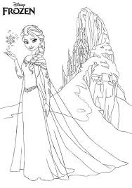 Dibujo De Elsa Para Colorear