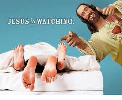 Jesus Is Watching Meme On Me Me