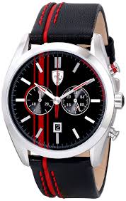 Ferrari Men S 0830177 D 50 Analog Display Quartz Black Watch Erkek Kol Saatleri Saatler Erkek Modasi