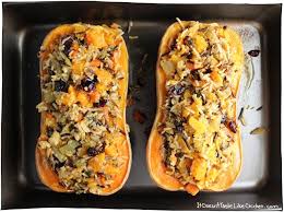 Maybe you would like to learn more about one of these? Stuffed Roasted Butternut Squash It Doesn T Taste Like Chicken