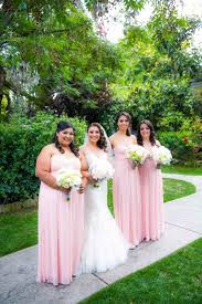 Long Light Pink Bridesmaid Dresses