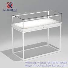 潘多拉橱窗展示玻璃柜 jewelry showcases white jewelry furniture shop