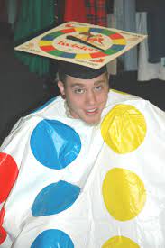 Be A Board Game Twister Halloween Costume Creative Halloween Costumes Diy Beach Themed Party Halloween Costumes