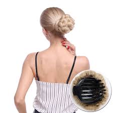 Huaya curly chignon messy bun updo clip in hair piece extensions wiht hairpins elastic band synthetic hair bun black blonde. S Noilite Elegant Chignon Clip In Hair Bun Extension Donut Claw Jaw Updo Synthetic Combs Curly Scrunchies Walmart Com Walmart Com
