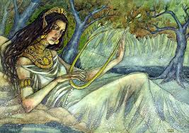 Elvish Lyrist By Rebecca Guay Bring The Spear Of Ancient Briar Bring The Torch To Light The Pyre Bring The One Who Trod Our Ground Bring Ilustraciones Guay