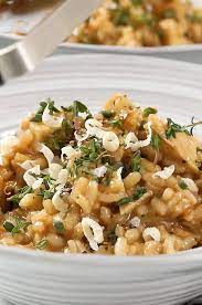 Roasted Chicken With Risotto And Caramelized Onions Recipe Risotto Recipes Risotto Caramelized Onions
