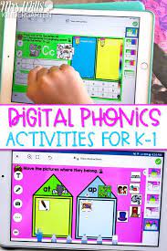 Organized so they are independent of teacher assistance. Digital Phonics Activities For Kindergarten And First Grade Phonics Activities Learning Phonics Kindergarten Phonics Activities