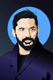Tom Hardy Venom Vector Portrait Illustration Tom Hardy Portrait