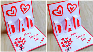 Once your imagination juices are flowing, you'll think of other occasions for this card. Father S Day Pop Up Card Making Easy And Beautiful Card For Father S Day Diy Father S Day Card Youtube