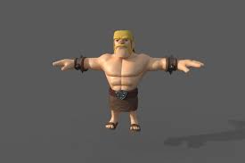 A strategy game for everyone. Clash Of Clans Barbarian 3d Modell Turbosquid 1560432