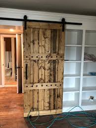 Horizon Interior Barn Door Sliding Wooden Door Barn Door Farmhouse Hardware Horizon Interior Wood Doors Interior Barn Doors Sliding Rustic Barn Door