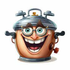 Pressure Cooker 2d cartoon illustraton on white background 30691602 Stock  Photo at Vecteezy
