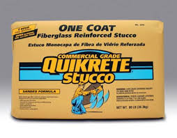 Quikrete One Coat Fiberglass Reinforced Stucco 80 Lb Bag