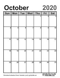 Jul 17, 2020 · october calendar 2020 printable. October 2020 Calendar Portrait 2020 Calendar Template Calendar October Calendar