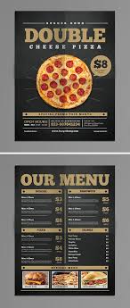 Food Menu Promotion Flyer Psd Template In 2020 Food Menu Food Menu Template Menu
