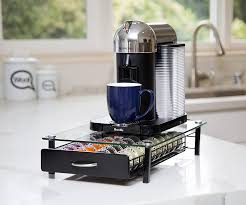 How and why you should clean and descale. Buy Insight Nespresso Vertuoline Coffee Pod Holder Holds 40 Vertuo Coffee Or Espresso Capsules Tempered Glass Drawer Coffee Pods Not Included Does Not Fit K Cups Online In Indonesia B0713p5z3q