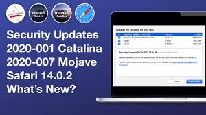Security Update 2020 001 For Catalina 2020 007 Mojave Safari 14 0 2