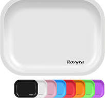 Amazon.com: roygra Rolling Tray, Small Metal Tray, Cigarette ...