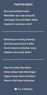 Sampiran sendiri berada di baris pertama dan. Kumpulan Contoh Pantun Dalam Berbagai Tema Maknanya
