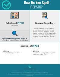 So taking it in the note, t h a t is the 4 letter answer to this riddle. Correct Spelling For Pepsic Infographic Spellchecker Net