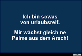 Ich Bin Sowas Von Urlaubsreif Mir Wächst Gleich Ne Palme