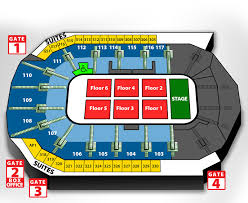 Large Concert Seating The Wfcu Centre Windsor Ontario