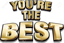 Eps/vector format available for purchase: 3d Vector Funny Gold Shiny Inscription You Are The Best Vector Royalty Free Cliparts Vectors And Stock Illustration Image 93530270