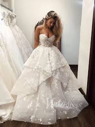 Strapless Floral Ball Gown Rustic Wedding Dresses Vw1223 Ball Gowns Wedding Tulle Wedding Dress Wedding Dresses With Flowers