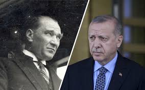 Atatürk served as the country's first president. Mustafa Kemal Ataturk James In Turkey