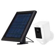 Shop Ring Ring Spotlight Camera Battery - Black + Solar Panel Bundle at Lowes.com