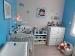 Idee deco chambre bebe garcon bleu et gris