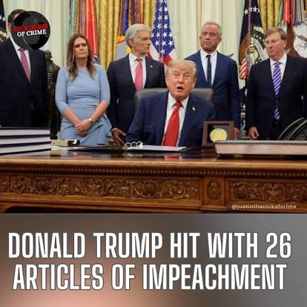 Trump is facing a new impeachment effort after Tennessee Democratic  Congressman Steve Cohen introduced 26 separate articles of impeachment  against him. The resolution accuses Trump of abuses of power and  constitutional violations
