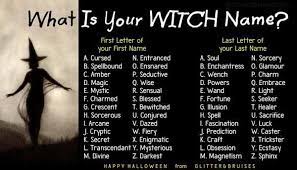 Jenny Mcc Wahlberg On Twitter Witch Name Name Generator Witch Names