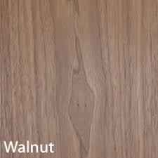 You can get it in all of the same solid colors and wood grains as the thermofoil doors. Walnut Unfinished Wood Veneer 4 X8