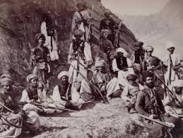 The Amir Yakub Khan, General Daod Shah, Habeebula Moustafi with Major Cavagnari C.S.I and Mr Jenkyns. | All Works | The MFAH Collections