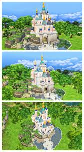 Disneyland Paris Aurora S Castle Sims 4 Sims Sims 4 Sims 4 Houses