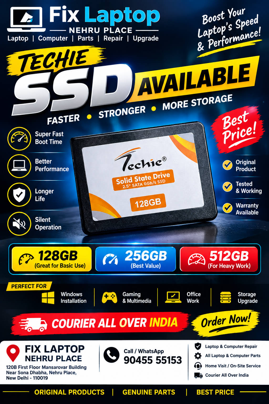 SSD Available | 128GB 256GB 512GB | SSD Upgrade & Insta product image