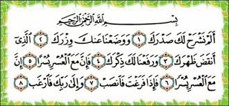 Pokok isi yang terkandung dalam surah al insyirah antara lain : Kelebihan Surah Al Insyirah